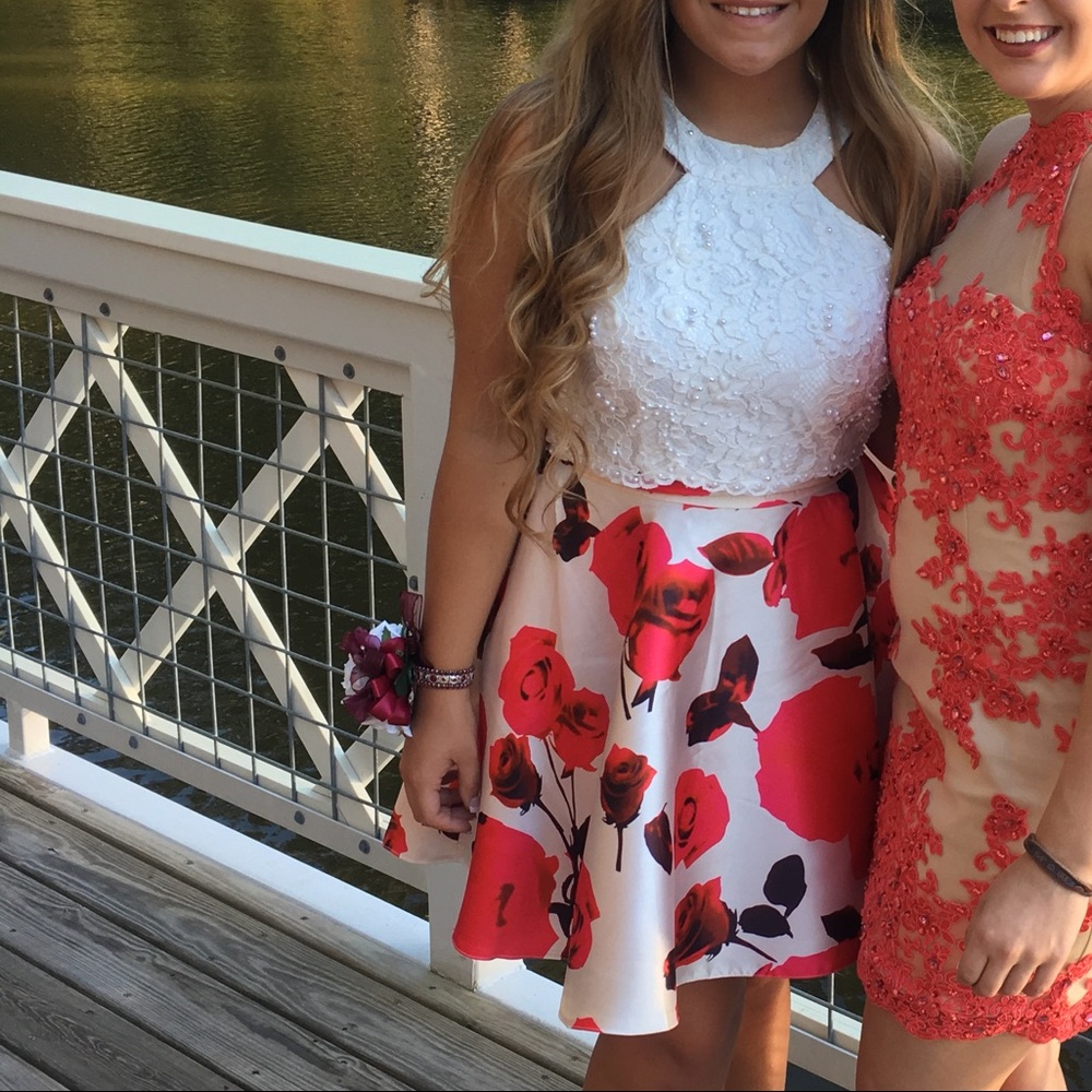 two piece homecoming dress size 14